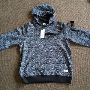 Men's Black and Gray Sweater KDNK LOS ANGELES